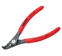 KNIPEX Pince de précision pour Circlips DIN 5254 B - Arbre: 3-10mm - Pointes:0,9mm; Coudées à 90° -Longueur : 130 mm - Très Résistante en Usage Continu SC - 49 21 A01 SB