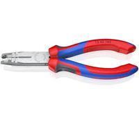 Knipex Pince à dégainer noire atramentisée, avec gaines bi-matière 165 mm 13 42 165