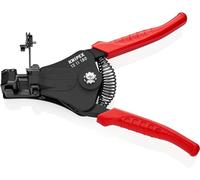 Knipex Pince à dénuder avec couteaux de forme noire laquée, 12 11 180 | Gainées en plastique 180 mm