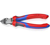Knipex Pince à dénuder coupante de côté 14 22 160 – 160 mm, avec facette, gaines bi-matière noire
