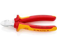 Knipex Pince à dénuder coupante de côté chromée isolées par, 14 26 160 | Gaines bi-matière, certifiées VDE 160 mm