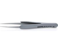 Knipex pince à épiler en caoutchouc ESD acier inoxydable 123 mm - 922110ESD