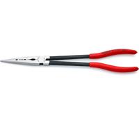 Knipex Pince à monter à profils transversaux noire atramentisée, gainées en plastique 280 mm (carte LS/blister) 28 71 280 SB