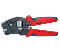 Knipex Pince à sertir auto-ajustable pour embouts de câble introduction frontale 190 mm - 97 53 09 SB