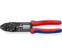 Knipex Pince à sertir noire laquée, avec gaines bi-matière 230 mm 97 21 215 B