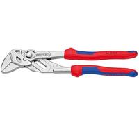 Knipex Pince-clé pince et clé à la fois chromée avec gaines bi-matière 250 mm - 86 05 250 SB