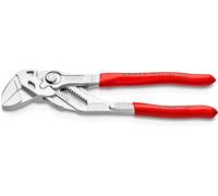 Knipex Pince-clé pince et clé à la fois chromée, gainées en plastique 180 mm (carte LS/blister) 86 03 180 SB