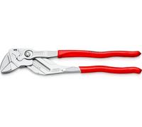KNIPEX Pince-clé pince et clé à la fois en blister chromée gainées en plastique 300 mm, 86 03 300 SB