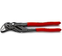 Knipex Pince-clé pince et clé à la fois grise atramentisée, gainées en plastique antidérapant 250 mm (carte LS/blister) 86 01 250 SB