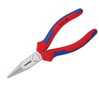 Pince a bec 1/2 rond 160mm av. tranchant KNIPEX - 25 02 160 SB