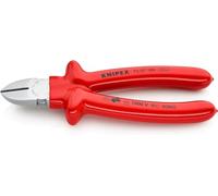 Knipex Pince coupante de côté 70 07 180 – chromée, isolées par surmoulage, certifiées VDE 180 mm