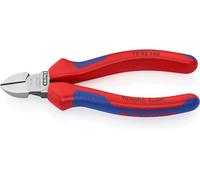 Knipex Pince coupante de côté noire atramentisée, avec gaines bi-matière 140 mm (carte LS/blister) 70 02 140 SB