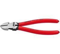 Knipex Pince coupante de côté noires atramentisées gainées en plastique 180mm - 7001180