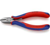 KNIPEX Pince coupante de côté pour électromécanicien avec poignées multimatières 125 mm, 76 12 125