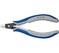 Knipex Pince coupante de côté 79 12 125, électronique de précision, poignées multimatières 125 mm