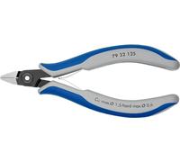 Knipex Pince coupante de côté pour l’électronique de précision brunie, avec gaines bi-matière 125 mm 79 32 125
