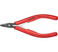 Knipex Pince coupante de côté pour l'électronique brunie, avec gaines en plastique 125 mm 75 52 125