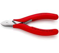 Knipex Pince coupante de côté pour l'électronique gainées en plastique 115 mm (carte LS/blister) 77 01 115 SB