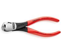 Knipex Pince coupante de devant à forte démultiplication, 67 01 140 | Gainées en plastique 140 mm