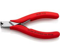 KNIPEX Pince coupante de devant pour l'électronique avec gaines en plastique antidérapantes 115 mm, 64 01 115
