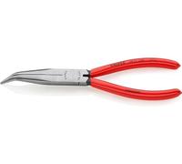 Knipex 38 21 200 pour l'électronique et la mécanique de précision Pince plate à becs ronds coudée à 40° 200 mm
