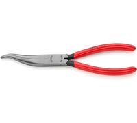 Knipex 38 31 200 pour l'électronique et la mécanique de précision Pince plate à becs ronds droite Acier électrique Vanadium 200 mm