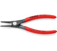 KNIPEX Pince de précision pour Circlips DIN 5254 A - Arbre: 10-25mm - Pointes: 1,3mm; Droites - Longueur : 140 mm - Très Résistante en Usage Continu - Tête de la pince éfillée - 49 11 A1