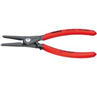 KNIPEX Pince de précision pour Circlips DIN 5254 A - Arbre: 19-60mm - Pointes: 1,8mm; Droites - Longueur : 180 mm - Protection Contre Distorsion - Réglage par vis à six pans creux - 49 31 A2
