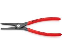 KNIPEX Pince de précision pour Circlips DIN 5254 A - Arbre: 40-100mm - Pointes: 2,3mm; Droites - Longueur : 225 mm - Très Résistante en Usage Continu; Tête de la pince éfillée SC - 49 11 A3 SB