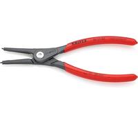 KNIPEX Pince de précision pour Circlips DIN 5254 A - Arbre: 19-60mm - Pointes: 1,8mm; Droites -Longueur : 180 mm - Très Résistante en Usage Continu; Tête de la pince éfillée - 49 11 A2
