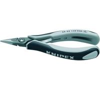 Knipex Pince de préhension de précision pour l’électronique ESD brunie, avec gaines bi-matière 135 mm 34 22 130 ESD