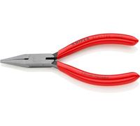 Knipex Pince à becs plats droite 37 21 125, 125 mm – pour électronique et mécanique de précision
