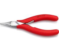 Knipex Pince à becs plats 35 11 115 – pour électronique et mécanique de précision, droite 115 mm