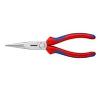 Knipex 26 12 200 pour l'atelier Pince plate à becs ronds droite Acier électrique Vanadium 200 mm