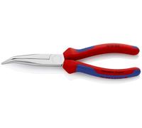 Knipex Pince demi-ronde avec tranchant (pince bec de cigogne) chromée, avec gain