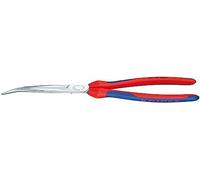 Knipex Pince demi-ronde avec tranchant (pince bec de cigogne) chromée, avec gaines bi-matière 200 mm (carte LS/blister) 26 25 200 SB