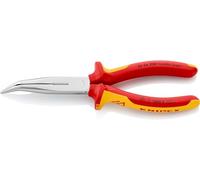 Pince à becs demi-ronds KNIPEX 26 26 200 200mm coudés à 40