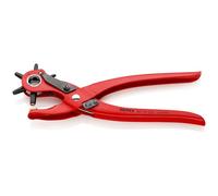 Knipex Pince emporte-pièces revolver revêtement poudre, rouge 220 mm 90 70 220