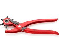 Knipex Pince emporte-pièces revolver revêtement poudre, rouge 220 mm (carte LS/blister) 90 70 220 SB