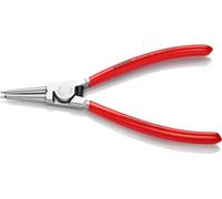 Knipex Pince circlips 46 13 A2 – 180 mm – Chromée, pointes droites 1,8 mm, 19–60 mm