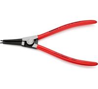 Knipex Pince pour circlips pour circlips extérieurs d'arbre noire atramentisée, gainées en plastique 210 mm (carte LS/blister) 46 11 A3 SB