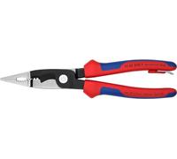 Knipex Pince pour installations électriques avec gaines bi-matière, avec œillet intégré pour fixation d’un dispositif, 13 82 200 T