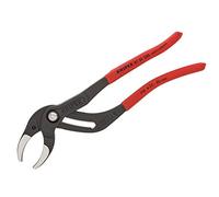 Knipex Pince pour siphons et connecteurs noire atramentisée, gainées en plastique antidérapant 250 mm (carte LS/blister) 81 01 250 SB