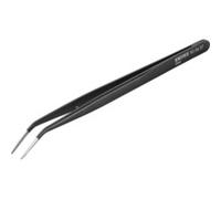 Knipex Brucelles de précision 92 34 37 – pointues, courbées à 45° – 155 mm