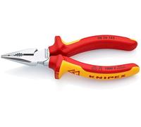 Knipex Pince universelle à becs demi-ronds avec oeillet de fixation 145 mm - 08 26 145 T BK