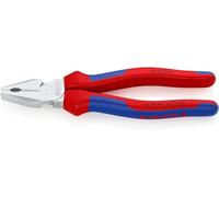 Knipex Pince universelle à forte démultiplication chromée, avec gaines bi-matière 200 mm 02 05 200
