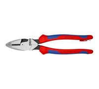 Knipex Pince universelle à forte démultiplication « Lineman's Pliers » modèle américain (240 mm) 09 02 240 T BK (carte LS/blister)