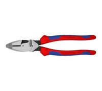 Knipex Pince universelle à forte démultiplication Lineman's Pliers modèle américain avec poignées comfortables 240 mm, 09 02 240
