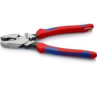 Knipex Pince universelle à forte démultiplication « Lineman's Pliers » modèle américain noire atramentisée, avec œillet de fixation intégré pour fixation d’un dispositif antichute 240 mm 09 12 240 T