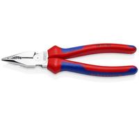KNIPEX Pince universelle multifonctions sur carte LS chromée avec poignées comfortables 185 mm, 08 25 185 SB